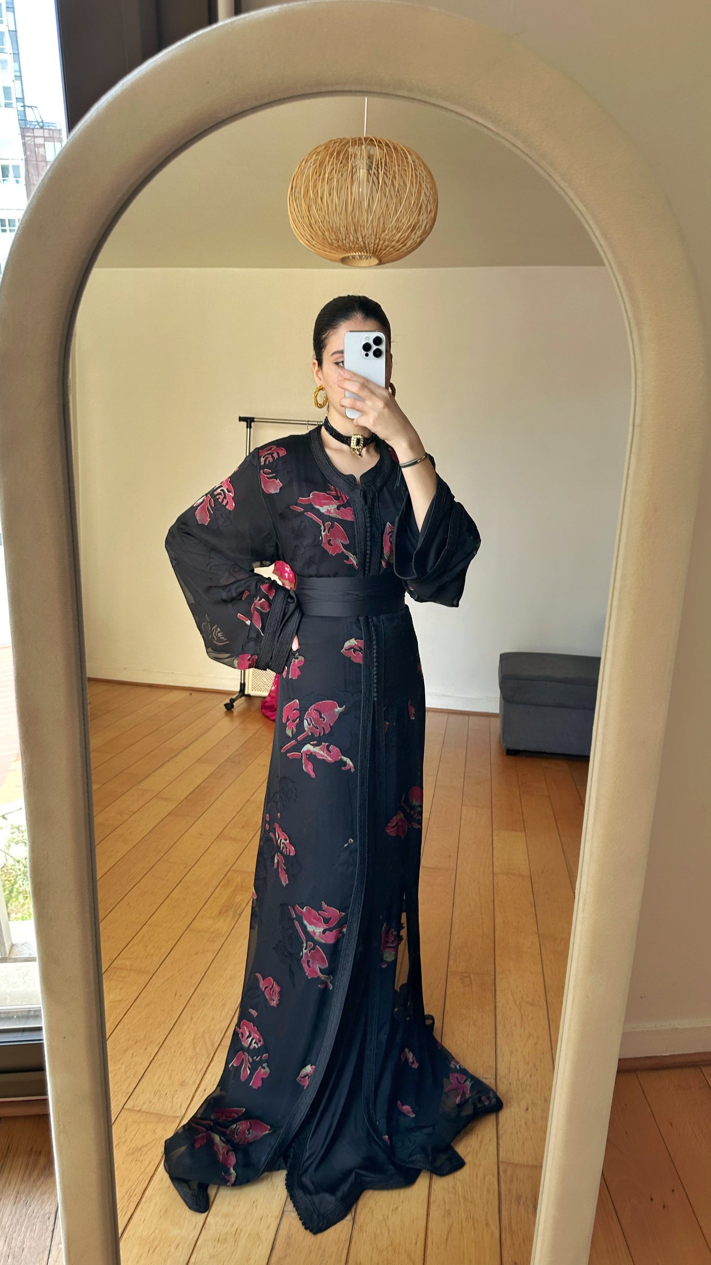 Le Caftan Fleuri de Nuit