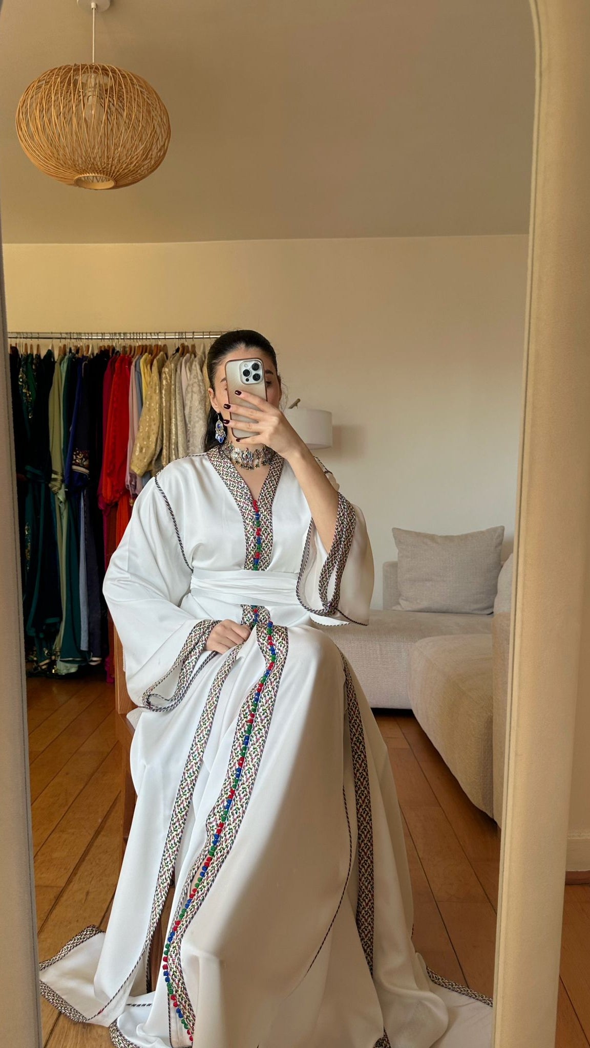 Caftan Amazigh Blanc