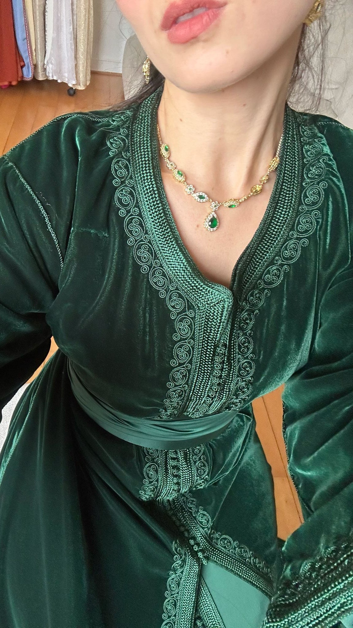Caftan Green Bloom
