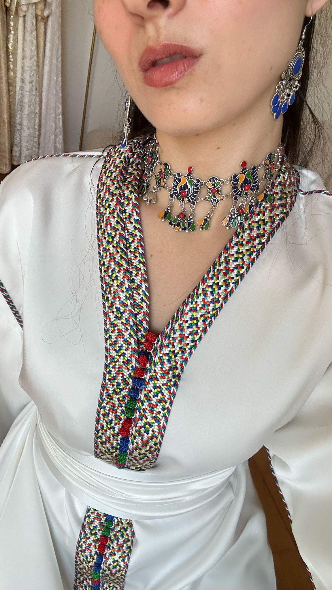 Caftan Amazigh Blanc
