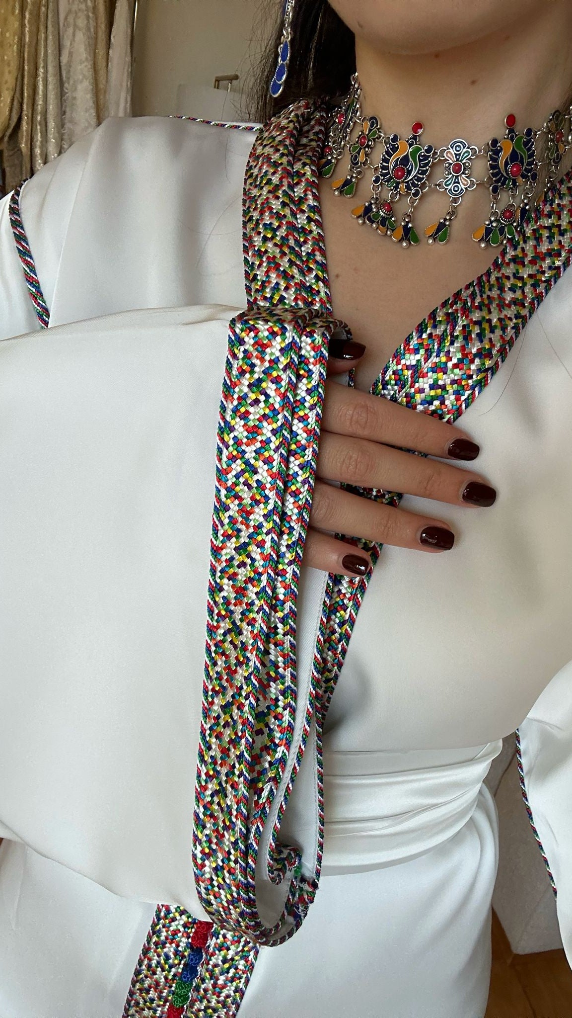 Caftan Amazigh Blanc